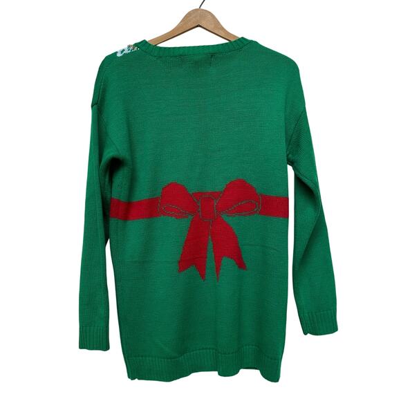 Tiara International Christmas Collection Green Ugly Christmas Sweater – Size M - Picture 3 of 8
